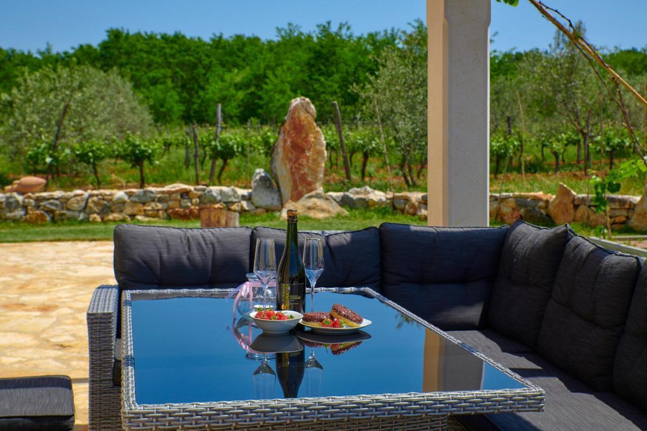 Villa Relax House Surrounded By Olives And Vineyard Stifanići Exterior foto