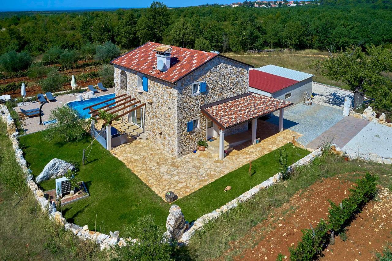 Villa Relax House Surrounded By Olives And Vineyard Stifanići Exterior foto