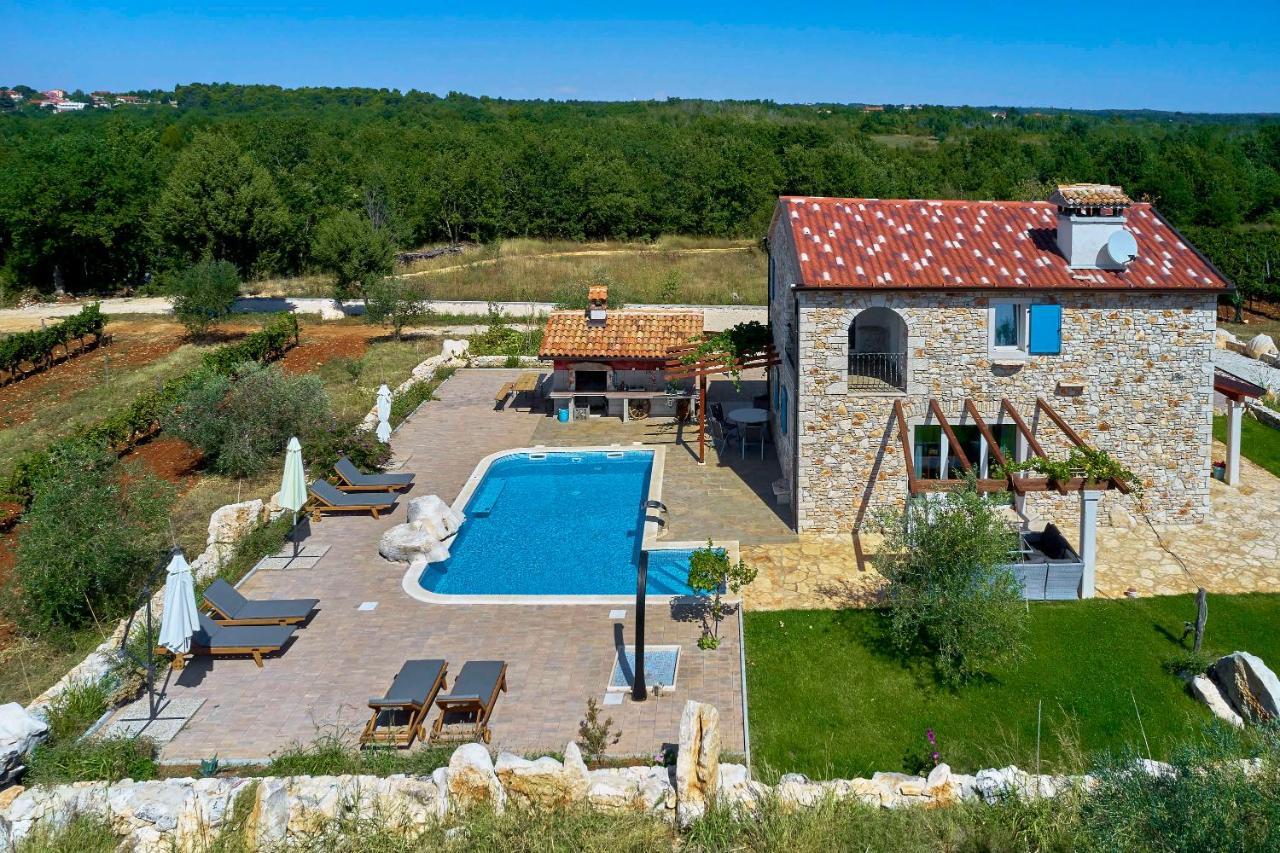 Villa Relax House Surrounded By Olives And Vineyard Stifanići Exterior foto